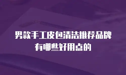 男款手工皮包清洁推荐品牌有哪些好用点的