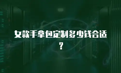 女款手拿包定制多少钱合适？