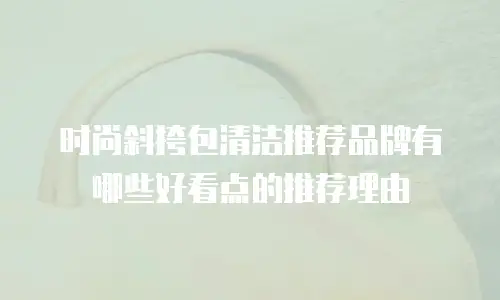时尚斜挎包清洁推荐品牌有哪些好看点的推荐理由