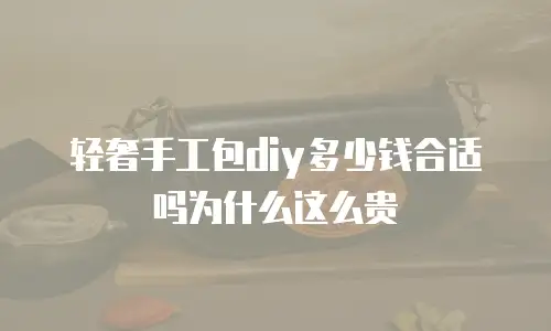 轻奢手工包diy多少钱合适吗为什么这么贵
