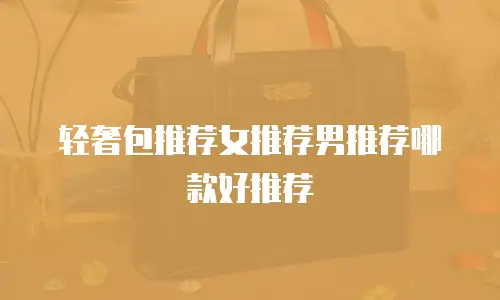 轻奢包推荐女推荐男推荐哪款好推荐