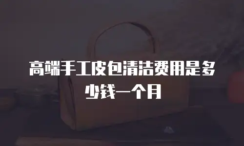 高端手工皮包清洁费用是多少钱一个月