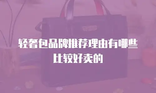 轻奢包品牌推荐理由有哪些比较好卖的