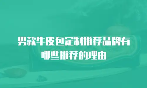 男款牛皮包定制推荐品牌有哪些推荐的理由