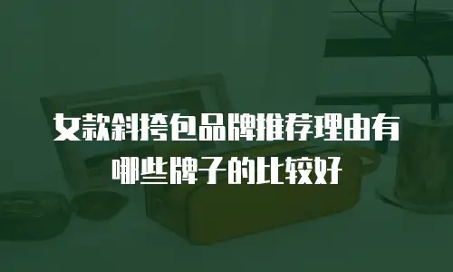 女款斜挎包品牌推荐理由有哪些牌子的比较好