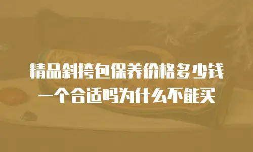 精品斜挎包保养价格多少钱一个合适吗为什么不能买