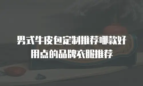 男式牛皮包定制推荐哪款好用点的品牌衣服推荐