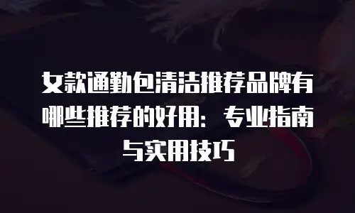 女款通勤包清洁推荐品牌有哪些推荐的好用：专业指南与实用技巧