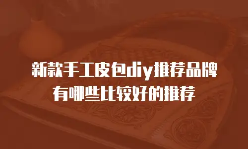 新款手工皮包diy推荐品牌有哪些比较好的推荐