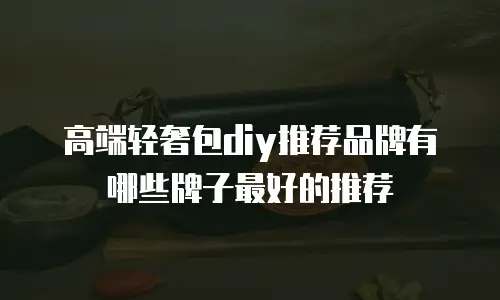 高端轻奢包diy推荐品牌有哪些牌子最好的推荐