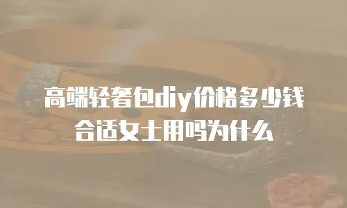 高端轻奢包diy价格多少钱合适女士用吗为什么