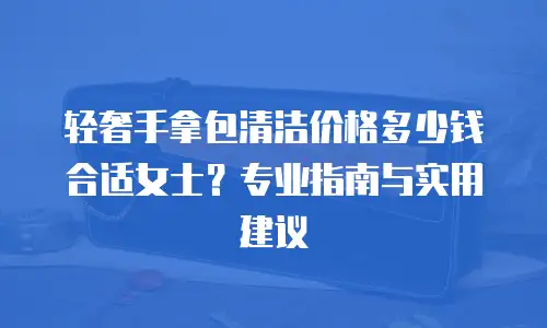 轻奢手拿包清洁价格多少钱合适女士？专业指南与实用建议