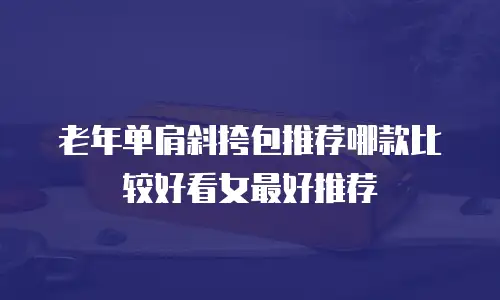 老年单肩斜挎包推荐哪款比较好看女最好推荐