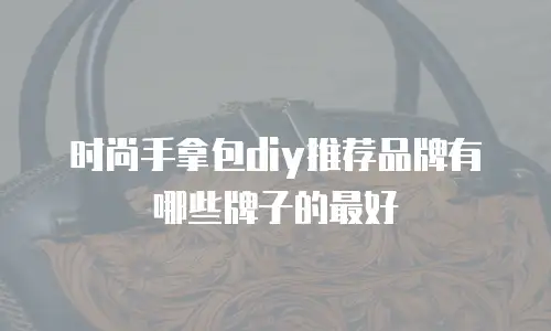 时尚手拿包diy推荐品牌有哪些牌子的最好