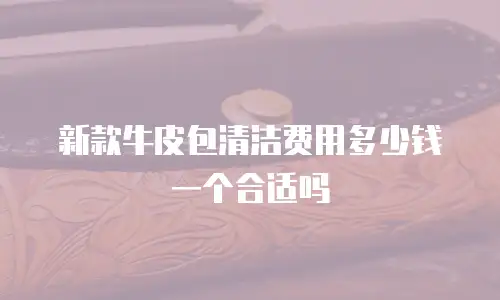 新款牛皮包清洁费用多少钱一个合适吗