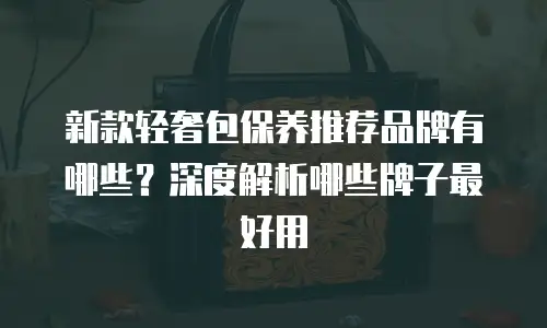 新款轻奢包保养推荐品牌有哪些？深度解析哪些牌子最好用