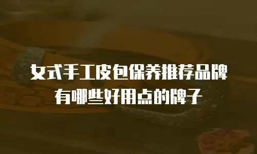 女式手工皮包保养推荐品牌有哪些好用点的牌子