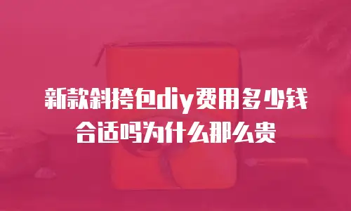 新款斜挎包diy费用多少钱合适吗为什么那么贵