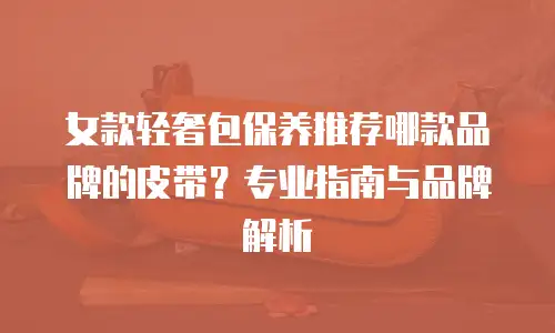 女款轻奢包保养推荐哪款品牌的皮带？专业指南与品牌解析