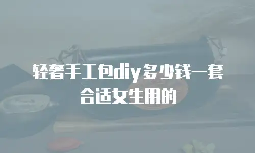 轻奢手工包diy多少钱一套合适女生用的