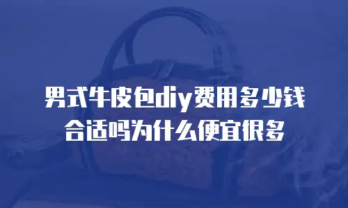 男式牛皮包diy费用多少钱合适吗为什么便宜很多