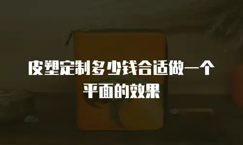 皮塑定制多少钱合适做一个平面的效果