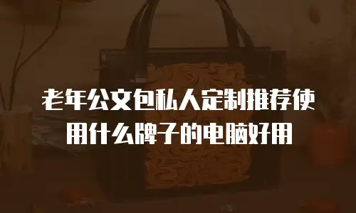 老年公文包私人定制推荐使用什么牌子的电脑好用