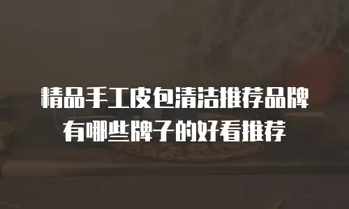 精品手工皮包清洁推荐品牌有哪些牌子的好看推荐