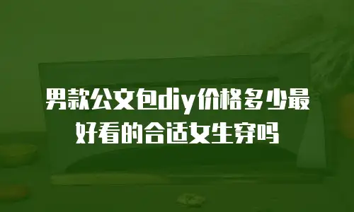 男款公文包diy价格多少最好看的合适女生穿吗