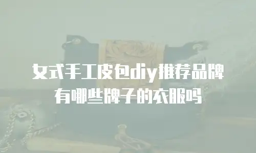 女式手工皮包diy推荐品牌有哪些牌子的衣服吗