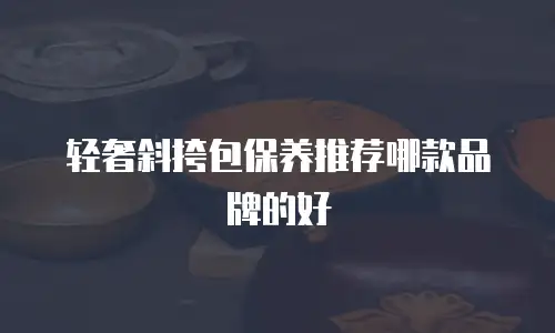 轻奢斜挎包保养推荐哪款品牌的好