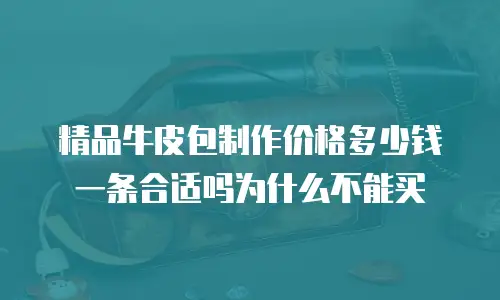 精品牛皮包制作价格多少钱一条合适吗为什么不能买