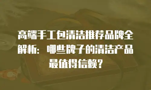 高端手工包清洁推荐品牌全解析：哪些牌子的清洁产品最值得信赖？