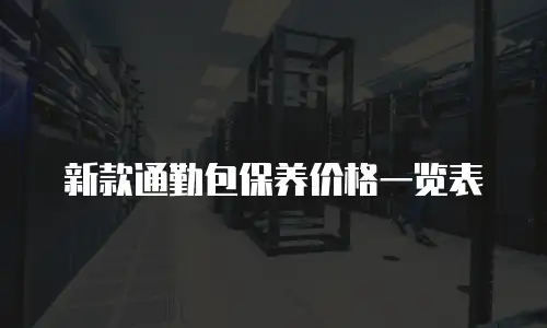 新款通勤包保养价格一览表