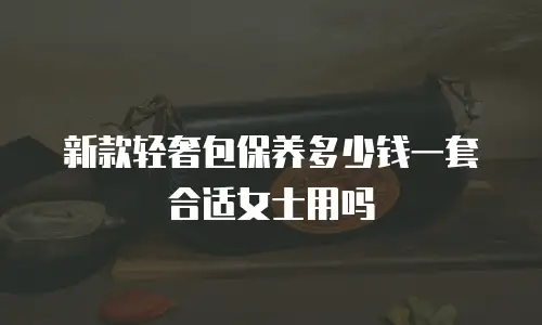 新款轻奢包保养多少钱一套合适女士用吗
