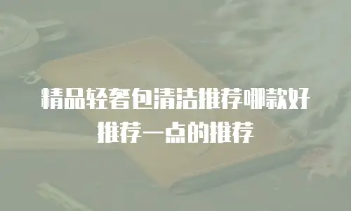 精品轻奢包清洁推荐哪款好推荐一点的推荐