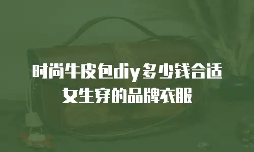 时尚牛皮包diy多少钱合适女生穿的品牌衣服