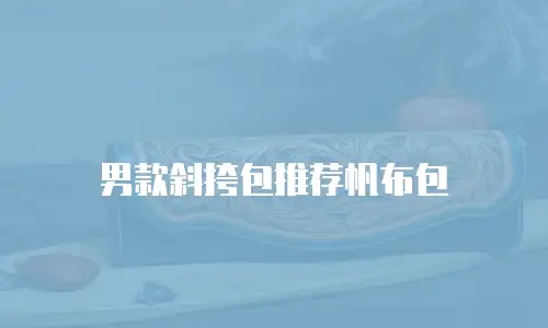 男款斜挎包推荐帆布包