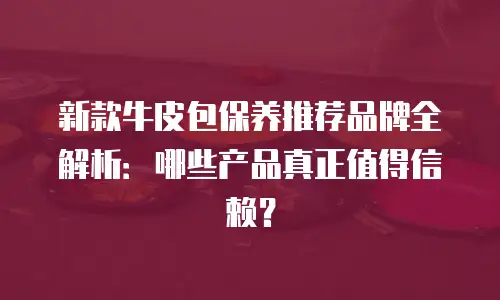 新款牛皮包保养推荐品牌全解析：哪些产品真正值得信赖？