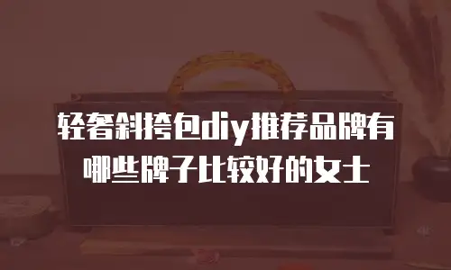 轻奢斜挎包diy推荐品牌有哪些牌子比较好的女士