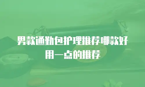男款通勤包护理推荐哪款好用一点的推荐