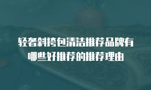 轻奢斜挎包清洁推荐品牌有哪些好推荐的推荐理由