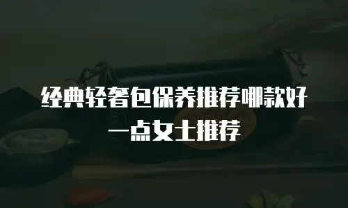 经典轻奢包保养推荐哪款好一点女士推荐