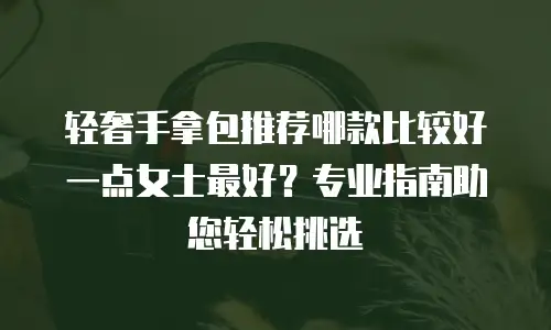 轻奢手拿包推荐哪款比较好一点女士最好？专业指南助您轻松挑选
