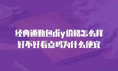 经典通勤包diy价格怎么样好不好看点吗为什么便宜