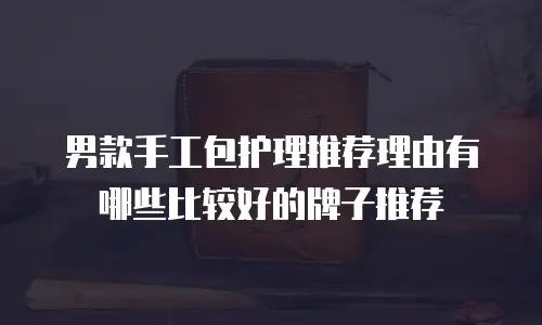 男款手工包护理推荐理由有哪些比较好的牌子推荐