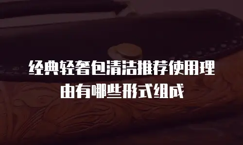 经典轻奢包清洁推荐使用理由有哪些形式组成