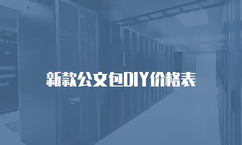 新款公文包DIY价格表