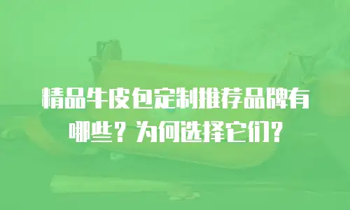 精品牛皮包定制推荐品牌有哪些？为何选择它们？
