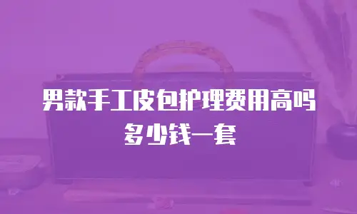 男款手工皮包护理费用高吗多少钱一套